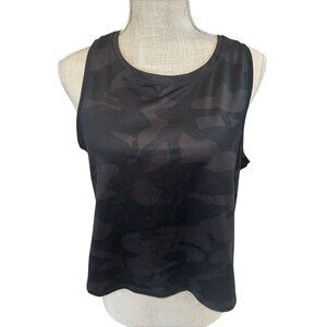 90 Degree By Reflex Womens Black Camo Tank Top L